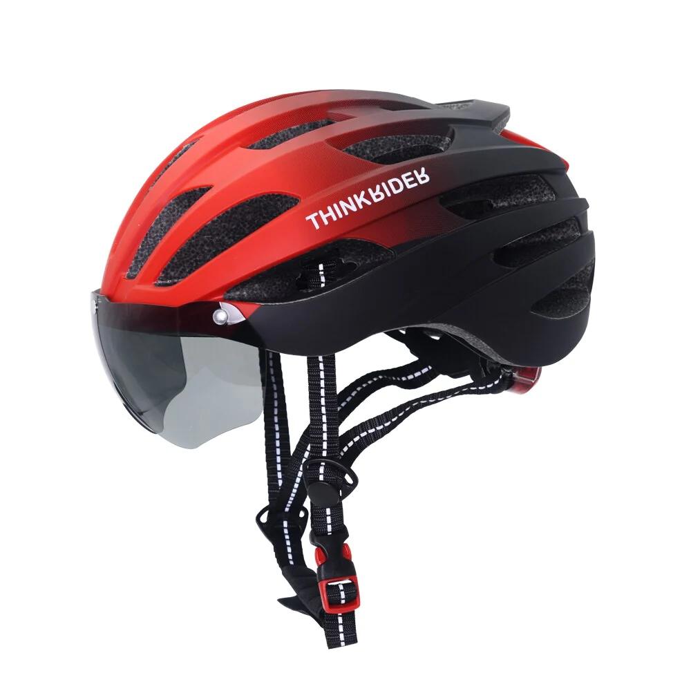  ABUS AirBreaker Road Bike Helmet - High-End Bicycle Helmet for  Professional Cycling - for Teenagers and Adults - Helmet for Men and Women  - Copper/Red, Size L : Sports & Outdoors