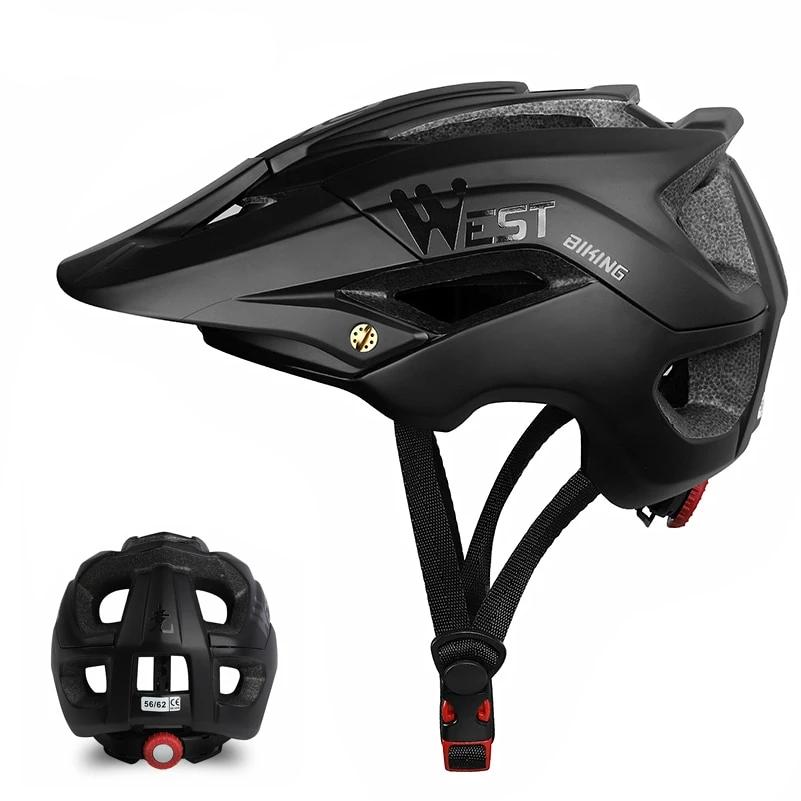 64cm mountain bike helmet WEST BIKING Trail XC MTB All-terrain Bike Helmet