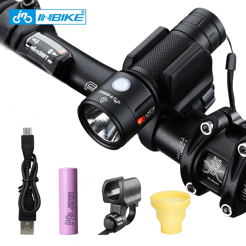 bicycle flashlight rechargeable USB Rechargeable Bike Light & Flashlight