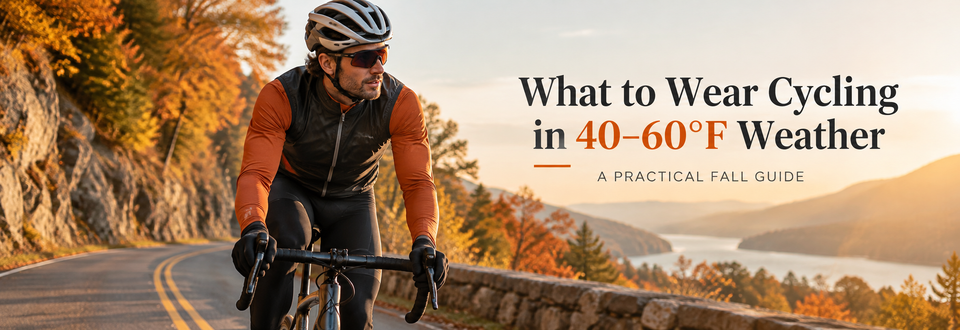 What to Wear Cycling in 40–60°F Weather: A Practical Fall Guide