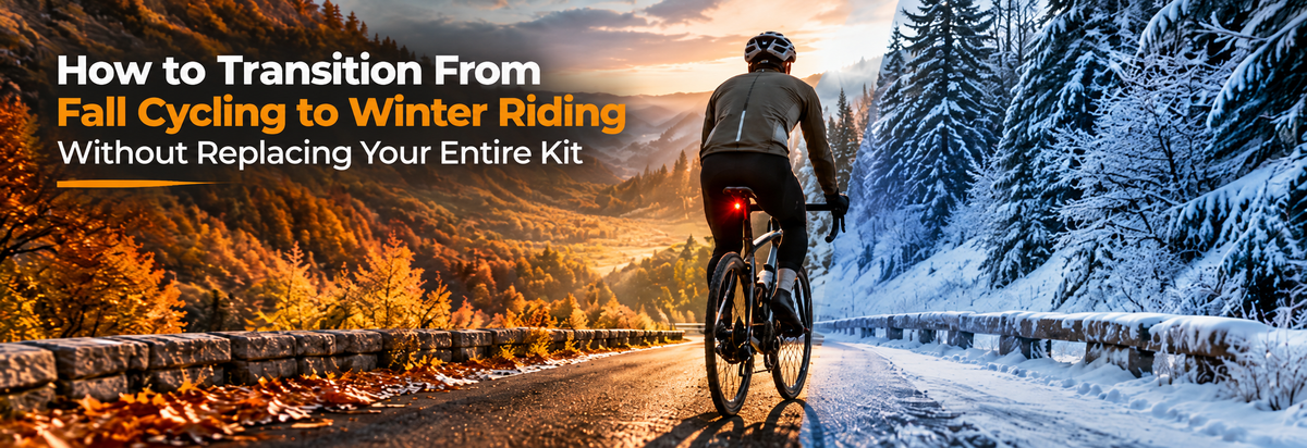 How to Transition From Fall Cycling to Winter Riding Without Replacing Your Entire Kit