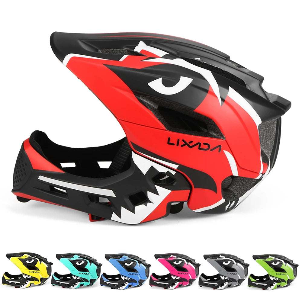 Kids Detachable Full Face Bike Helmet