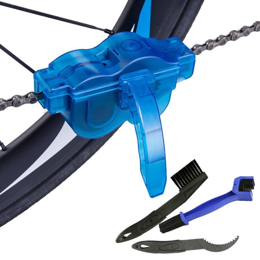 Kit de ferramentas para limpeza de corrente de bicicleta