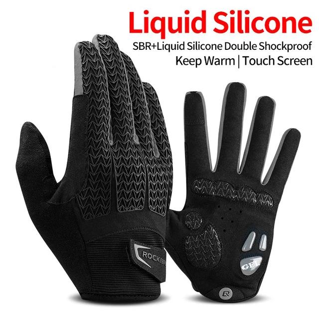 ROCKBROS Gel Liquid Silicone Cycling Gloves