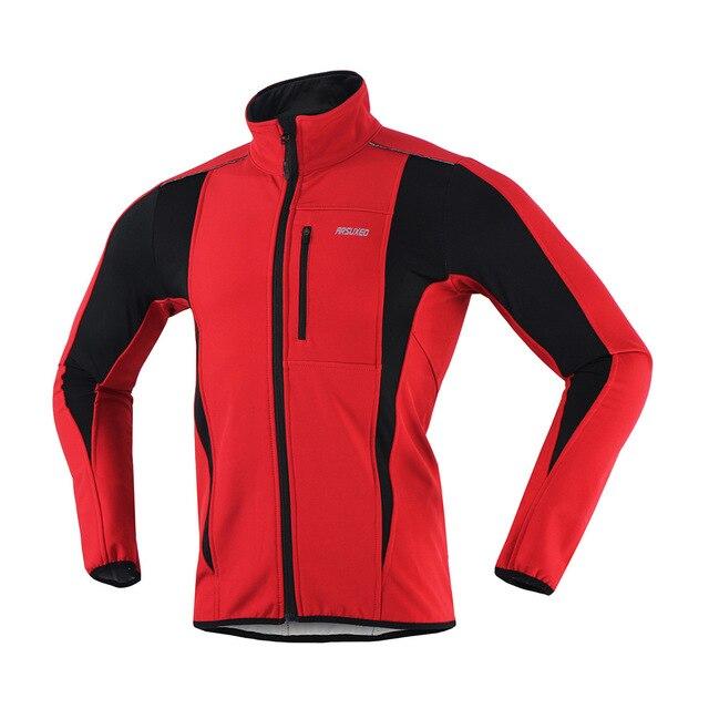 arsuxeo fahrradbekleidung ARSUXEO Winter Cycling Jacket Black / L