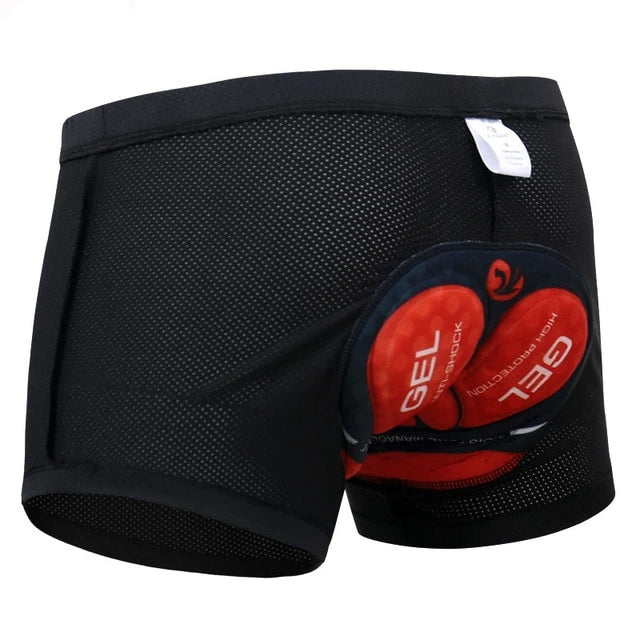 EXTRA PADDED LAYERS) WJS Extra Padded Bicycle Bike Underwear