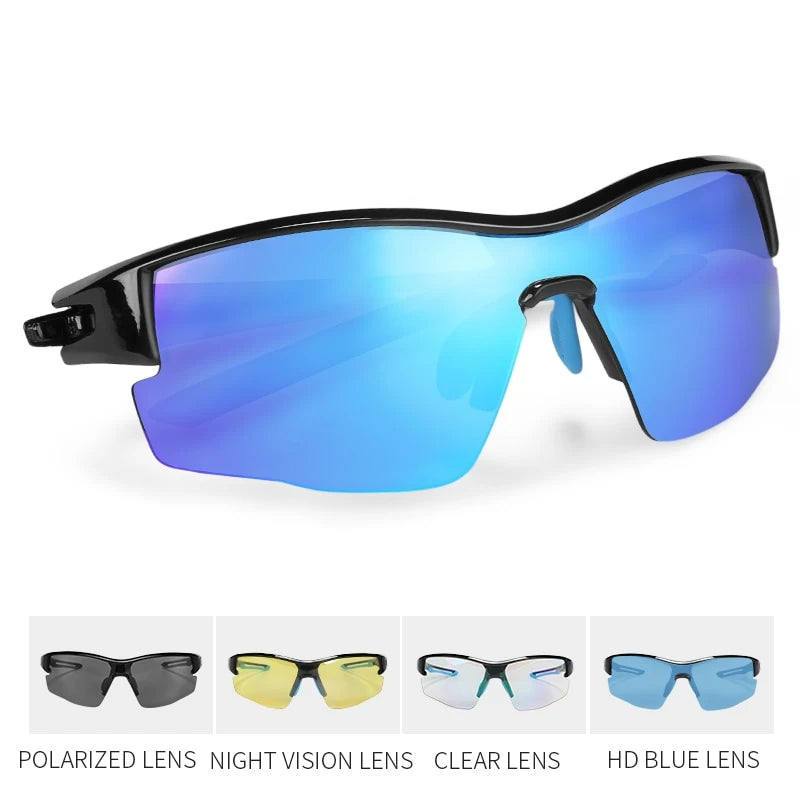 Óculos de ciclismo polarizados INBIKE com 5 lentes 