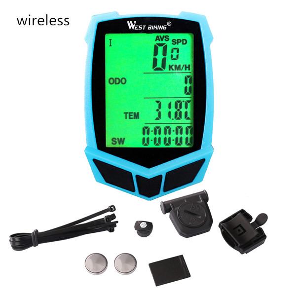 WEST BIKING 20 Functions Wireless Bike Computer Cycling Speedometer-Inbike Cycling