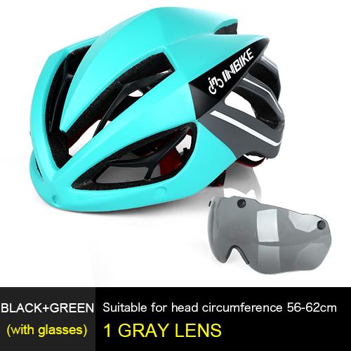 INBIKE Mountain Road Bike Cycling Safe Helmet with Magnetic Goggles INBIKE Mountain Road Bike Cycling Safe Helmet with Magnetic Goggles