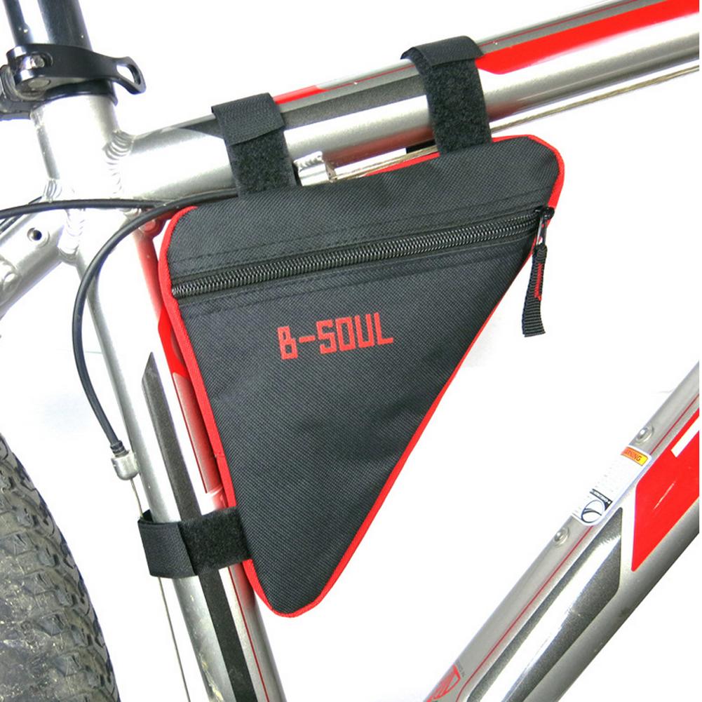 b soul fahrradtasche (yellow) Waterproof Bike Triangle Bag For Bicycle, Front Frame Cycling Top Tube, Water Bottle, Pocket