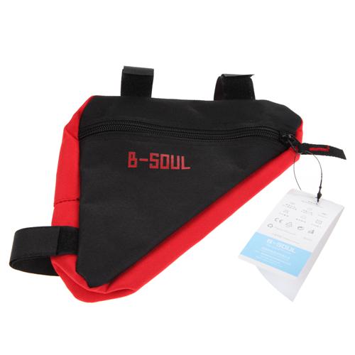 fahrradtasche b-soul (yellow) Waterproof Bike Triangle Bag For Bicycle, Front Frame Cycling Top Tube, Water Bottle, Pocket