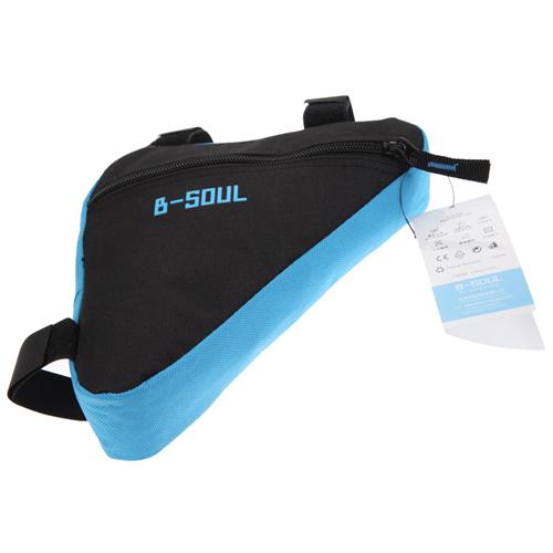 fahrradtasche b-soul (yellow) Waterproof Bike Triangle Bag For Bicycle, Front Frame Cycling Top Tube, Water Bottle, Pocket