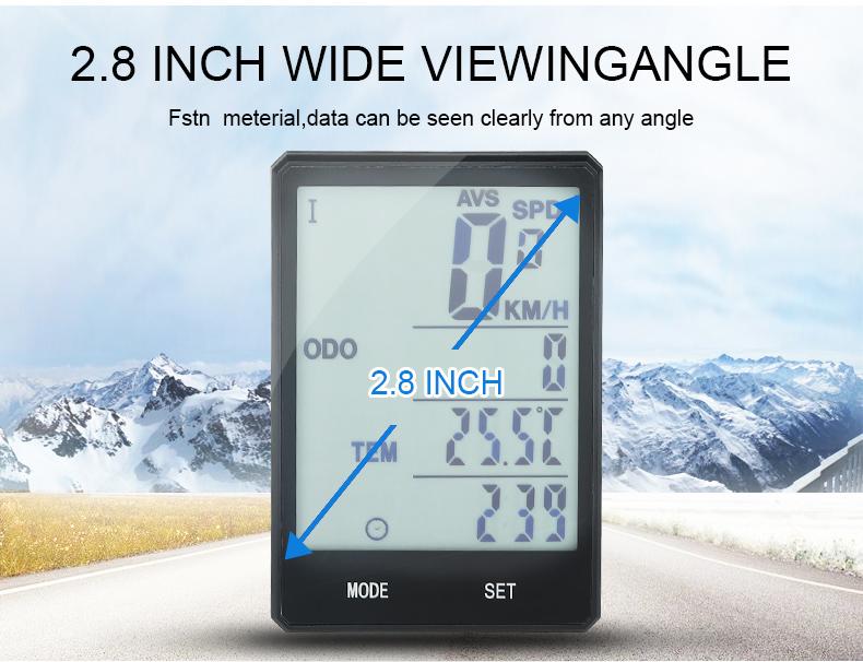 INBIKE 2.8 inch Wired/Wireless Bike Computer